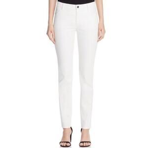 Lafayette 148 New‎ York Thompson White Primo Denim Pants Size 6